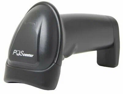 Сканер штрих-кода POScenter HH 2D, ручной, USB, черный, с кабелем, подставка
